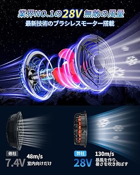 空調作業服 ファン付き 半袖【2025新＆30000mAh大容量バッテリー付き Amazon.co.jp: [BOACE] 空調作業服 ファン付き 半袖【2025新